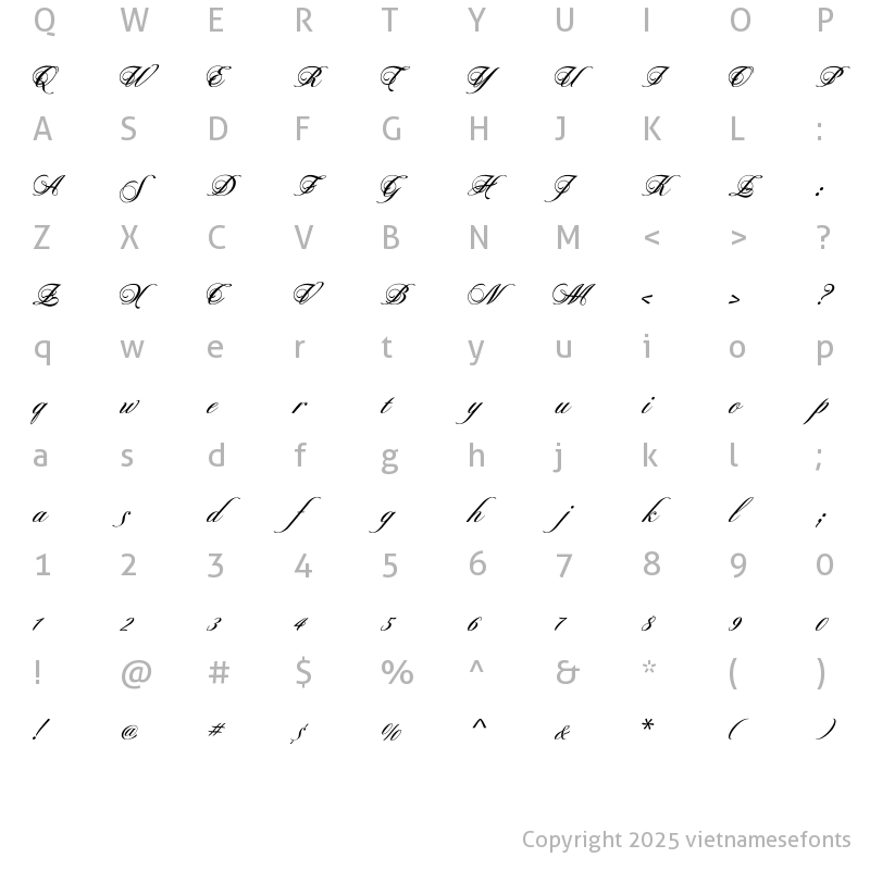 Character Map of UTM Novido Regular